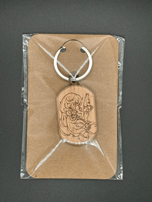 Porte-clés en bois personnalisé