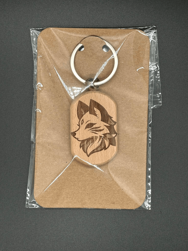 Porte-clés en bois personnalisé