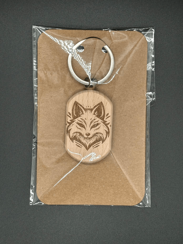 Porte-clés en bois personnalisé