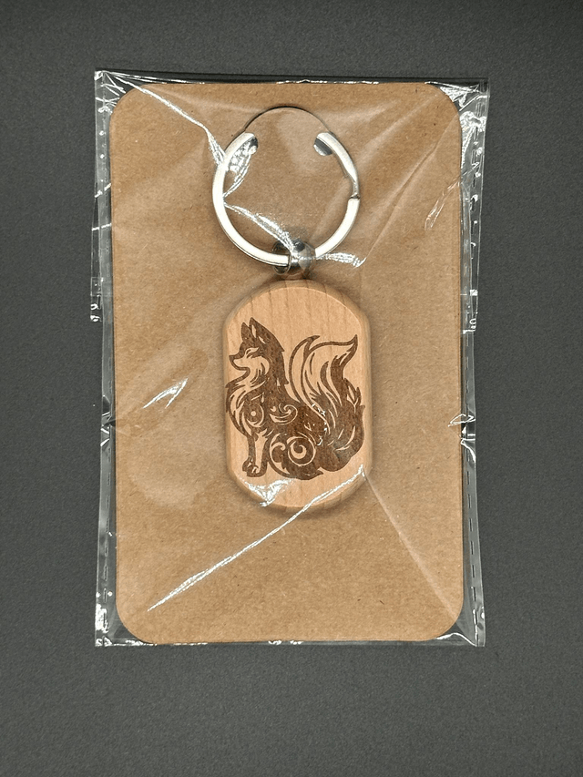 Porte-clés en bois personnalisé